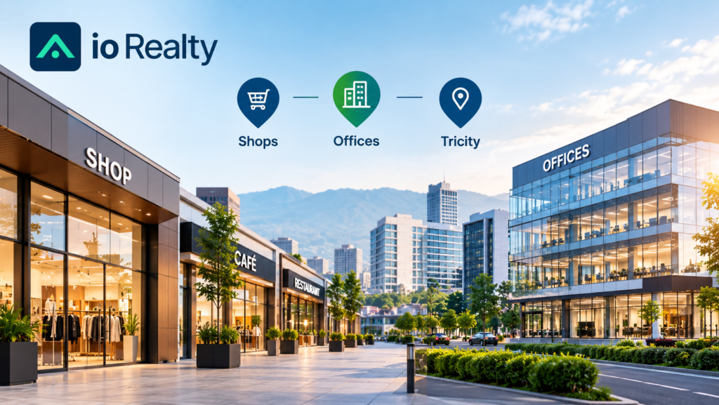 Commercial Property Around Tricity: Shops And Offices Worth Considering